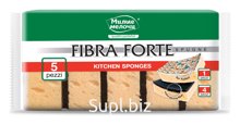 Губки кухонные Крупнопористые «FIBRA FORTE»
