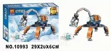 Конструктор BELA 10993 Сити Арктика Арктический вездеход 211 дет. в кор. 29х20х6см