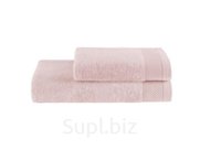 Soft cotton DELUXE полотенце розовый Турция 50х100см, оптом