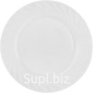 NataM dinner plate, 230mm diameter, white