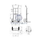 Двухколесная тележка НТТ 1823 One size RUSKLAD без колес