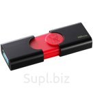 Память Kingston "DT106"  16GB, USB 3.1 Flash Drive, красный, черный