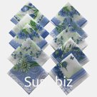 Комплект носовых платков (10шт.) женский 28х28 рис.205-6/микс хл100%