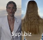 Pearl headpiece, mask, necklace