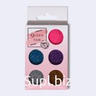 Блёстки для декора, мелкие, набор 6 баночек, цвет МИКС