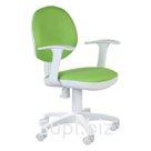 Кресло детское Бюрократ CH-W356AXSN/15-118 салатовый, пластик белый