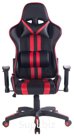 Кресло Tetchair iCar кож/зам, черный/красный
