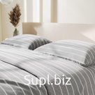 Постельное бельё дуэт «Этель» Gray stripes, поплин