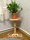 Цветочные подставки из натурального дерева