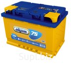 Аккумулятор автомобильный АКОМ 6CT-75