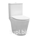 Унитаз-компакт Comforty CF41363C, безободковый, выпуск универсальный, 2-режимная арматура