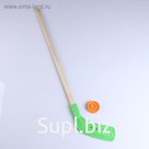 Клюшка хоккейная "Звезда", с шайбой, микс