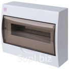 Щит открытой установки OneKeyElectro с оснасткой, клеммные колодки N/PE, IP40, 12М