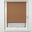 Штора рулонная BRABIX 50×175 см, текстура - лён, защита 55-85%, 200 г/м2, темно-беж.S-36, 605976