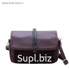 320-78 1736 Женская сумка замшевая Ludor Бордовый