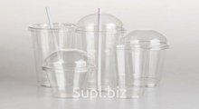 Крышка плоская ПЭТ без отверстия