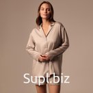 Костюм домашний женский (рубашка и шорты) SL HOME р. S, серый