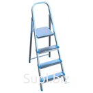 Стремянка стальная 4 ступени, нагрузка до 120кг, вес 4,5кг