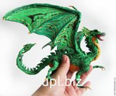 Скульптура «Зеленый дракон» - изготовление на заказ