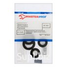 Прокладка резиновая Masterprof ИС.131414, 1/2", 3/4", для смесителя,  с сеточкой, по 2 шт.