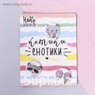Значки закатные - мини "Котики-енотики", 9 х 11,5 см