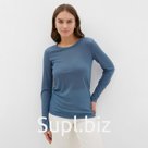 Лонгслив женский KAFTAN: Basic line, синий, размер 44-46