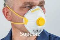 Респиратор Росток-2Ф-К FFP2 NR D полумаска фильтрующая FFP2 с клапаном