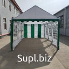 65592750, Торговая палатка Sundays Party 3x6 (белый/зеленый)