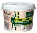 Шпатлевка AlinEX Шпатлевка AlinEX FINISH AR, 3 кг
