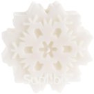 Свеча Snowflame 3 белая 8 см