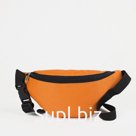 Поясная сумка на молнии, оранжевая