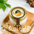 Мёд с кедровым орехом 130 мл/ 160 г. Артикул 110106