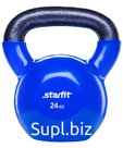 Гиря цельнолитая Starfit DB-401, темно-синяя, 24 кг