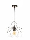 Светильник Spider 1х40Вт Е27 черный 20х20х8см