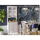 Буфет 2 ств без карниза Констанция, 800х430х2250, Белый/Мускат