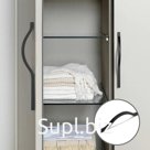 Ручка-скоба CAPPIO RSC040, м/о 256 мм, цвет черный, 4 шт.