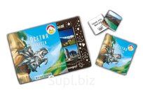 Кэт 8 с магнитом, ОСЕТИЯ, молочный шоколад, 40 гр., TM Chokocat