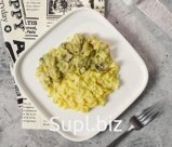 Курица с грибами в сливочном соусе