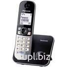 Телефон беспроводной Panasonic KX-TG6811RUB, монохром. дисплей, АОН, 120 номеров, черный