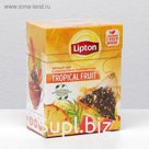 Чай черный Lipton Tea Tropicаl Fruit, с ананасом и грейпфрутом, 20 пакетиков*1,8 г