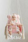 Hanging swing Sweet Bear. Color: raspberry marshmallow. Article: 70602