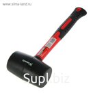 Киянка резиновая MATRIX 11193, 680 г, черная резина, фибергласовая рукоятка