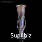 Ваза интерьерная "Iris Leaf Glass", 33 см