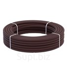 Труба гофрированная из нержавеющей стали SS304 Stahlmann PT 25А, коричневая, 20м