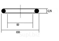 Уплотнительное кольцо молокомера MM6 33кг (к Delaval)