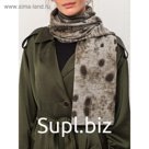 Шарф женский 38×210 см, хаки