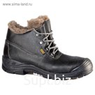 Ботинки кожаные зимние «Строитель» модель А112 КП, шерстяной мех, размер 44