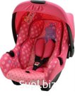 Автокресло 0-13кг Nania BEONE SP ANIMALS HIPPO FUSHIA розовое