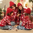 Свитер вязаный новогодний детский KAFTAN New Year, размер 34 (122-128 см)