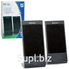 Колонки компьютерные DEFENDER SPK-165/170, 2.0, 2×2 W, пластик, черные, разъем для наушников, 65165